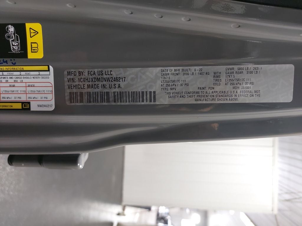 2022 Jeep Wrangler Unlimited Willys