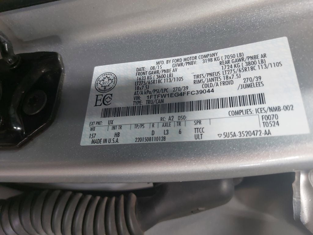 2015 Ford F-150 Lariat