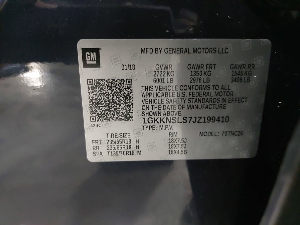 2018 GMC Acadia SLE-2