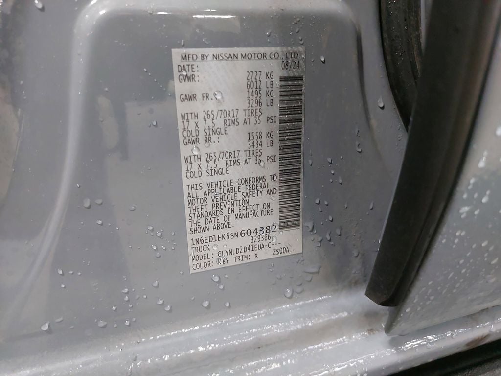 2025 Nissan Frontier PRO-4X