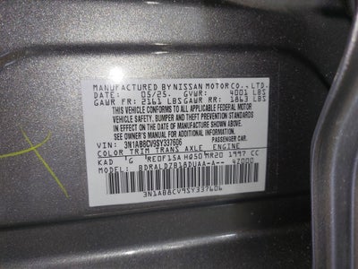 2025 Nissan Sentra SV