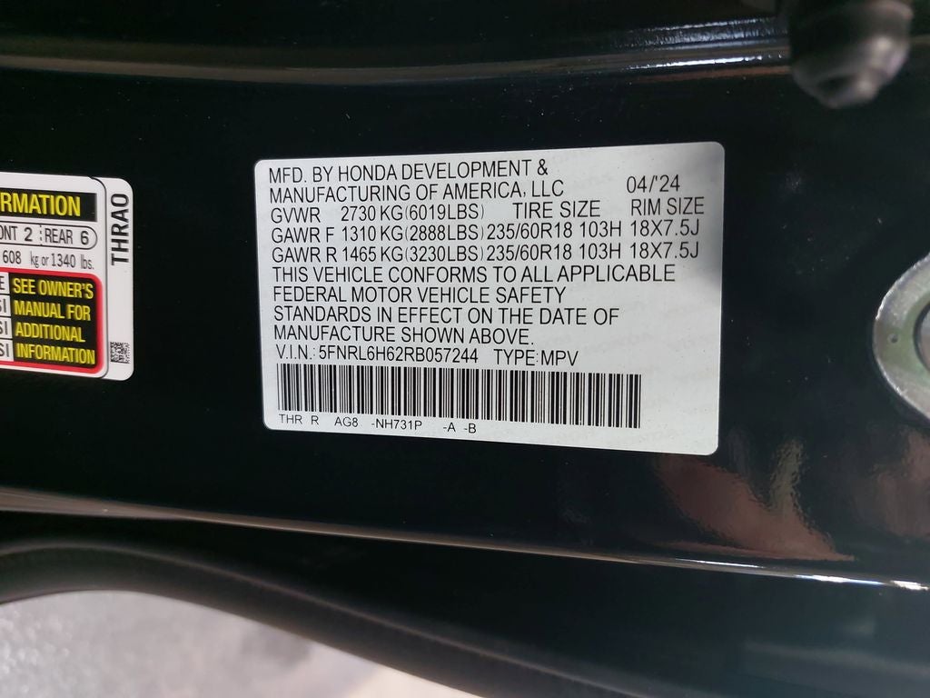 2024 Honda Odyssey EX-L