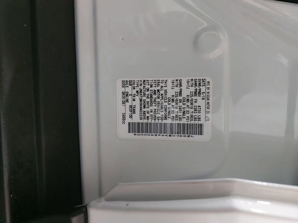 2019 Nissan Rogue SV