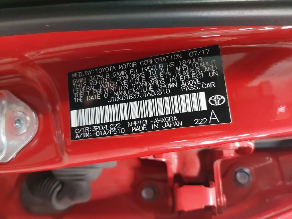 2018 Toyota Prius c Four