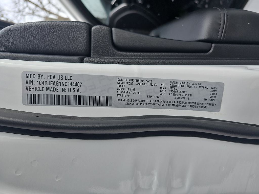 2022 Jeep Grand Cherokee WK Laredo E