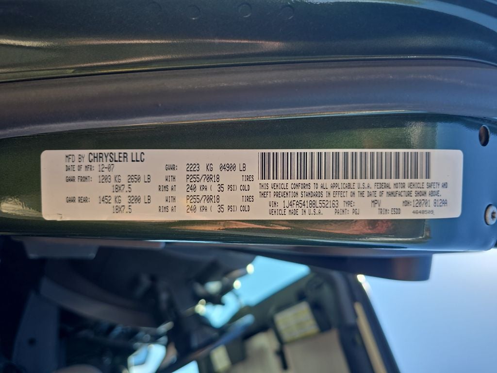 2008 Jeep Wrangler Sahara
