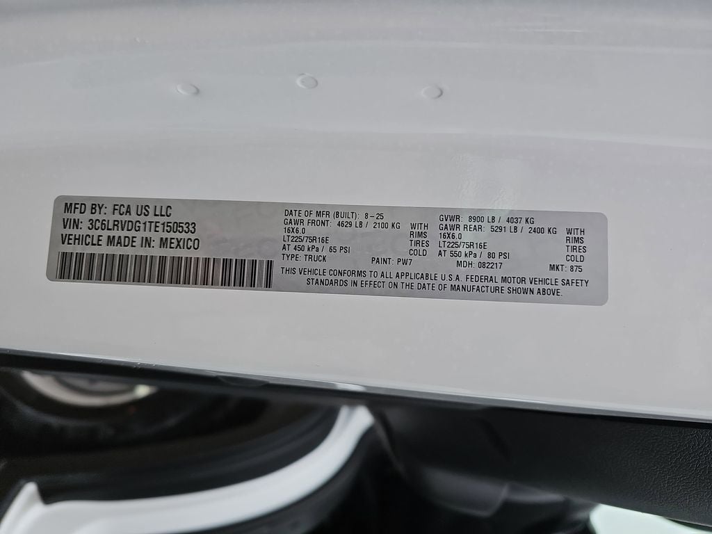 2026 RAM ProMaster 2500 High Roof