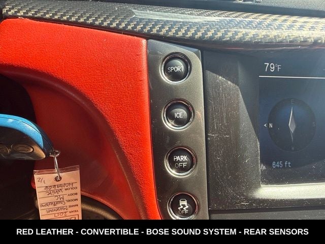 2017 Maserati GranTurismo MC CONVERTIBLE