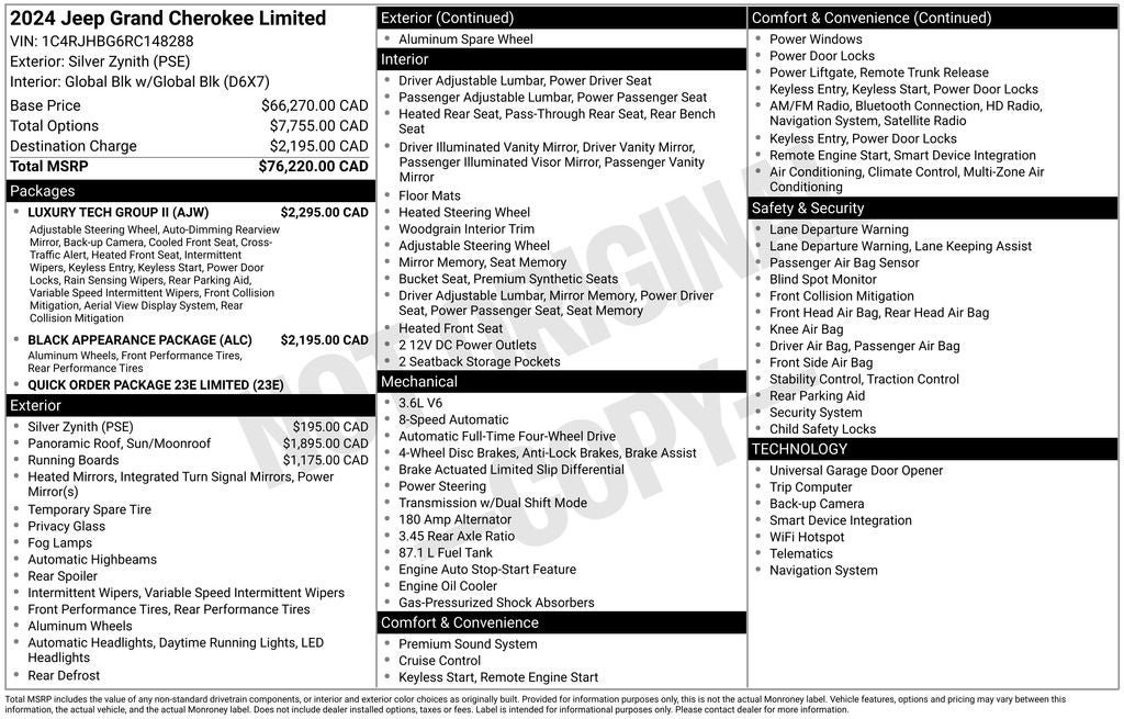 2024 Jeep Grand Cherokee Limited