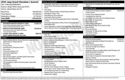 2024 Jeep Grand Cherokee L Summit