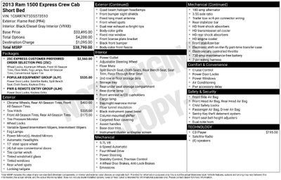 2013 RAM 1500 Express