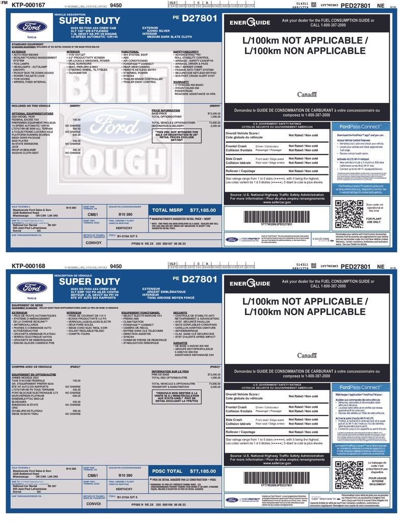 2023 Ford F-250SD XLT Exterior Parking Camera Rear & Hands Free Bluetoot