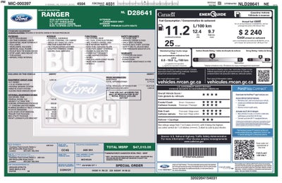 2022 Ford Ranger XLT Trailer Tow Package
