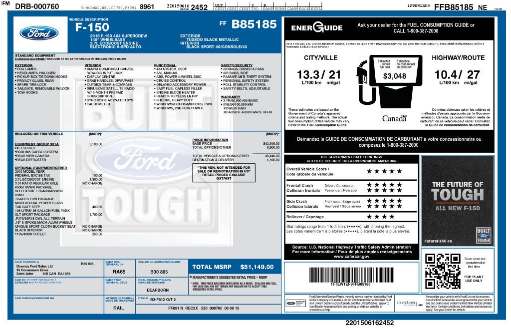 2015 Ford F-150 Lariat