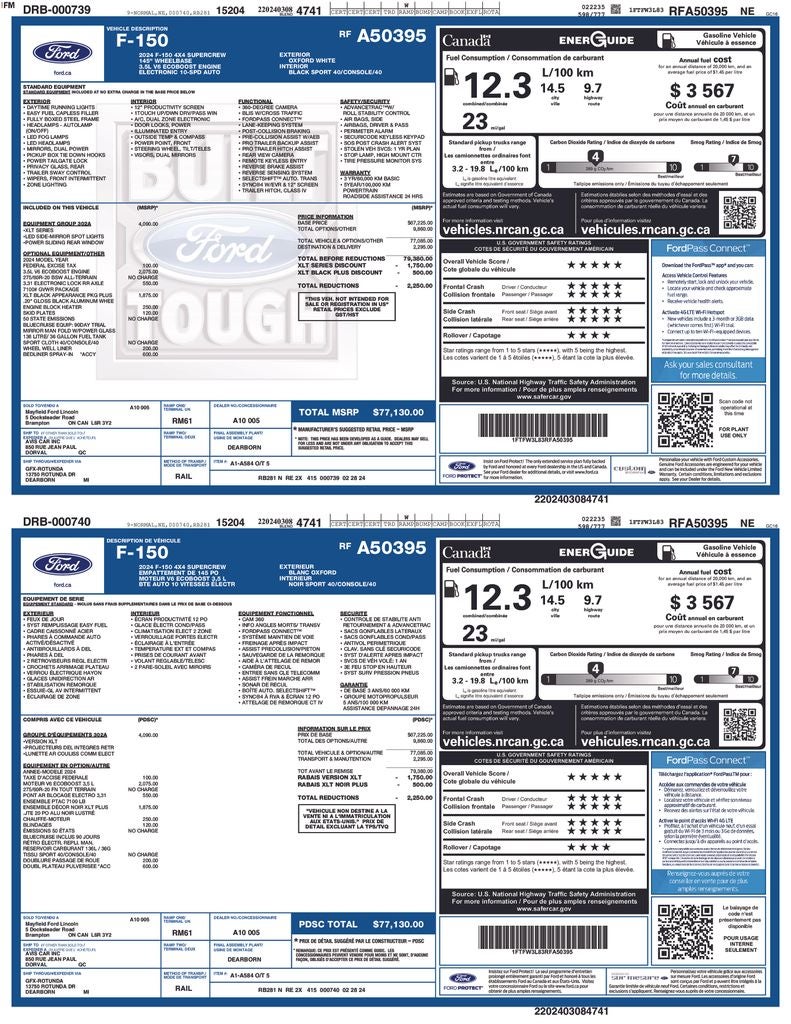 2024 Ford F-150 XLT Black Appearance Package