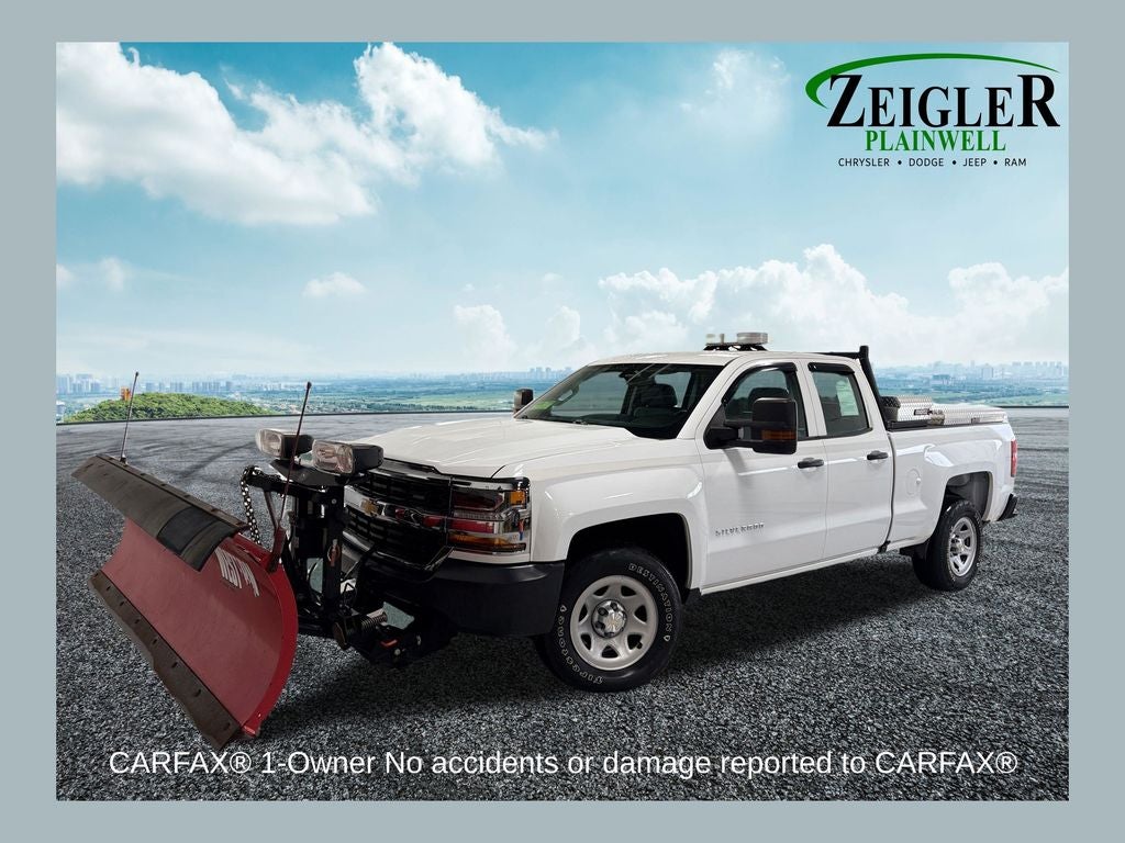 2018 Chevrolet Silverado 1500 WT With Plow