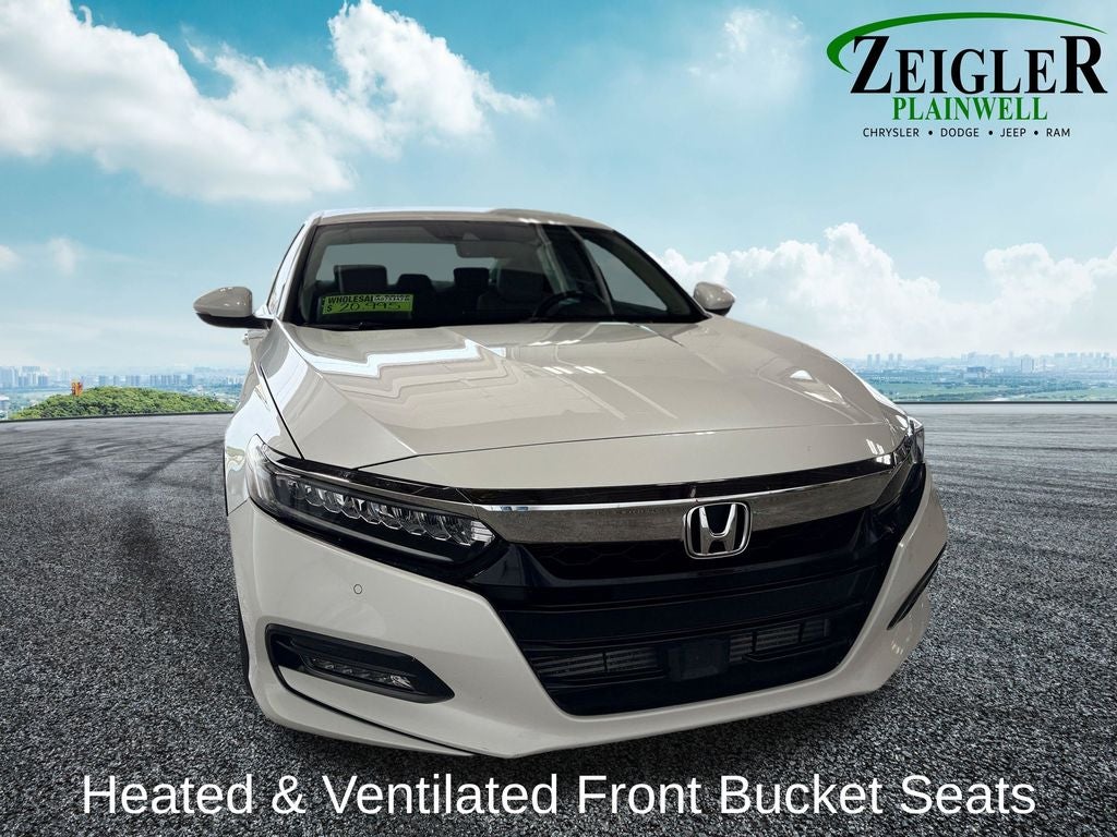 2018 Honda Accord Touring Power moonroof