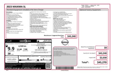 2023 Nissan Maxima Base
