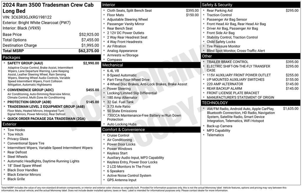 2024 RAM 3500 Tradesman