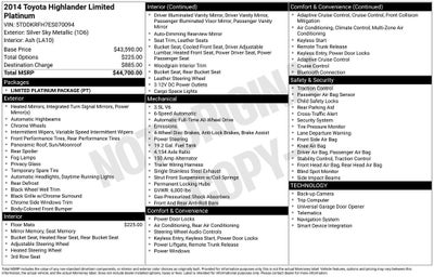 2014 Toyota Highlander Limited