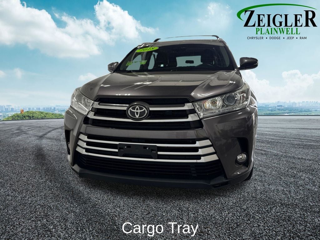 2018 Toyota Highlander XLE Power moonroof