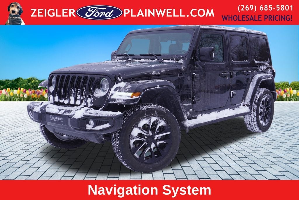 2022 Jeep Wrangler Unlimited Sahara High Altitude LEATHER 4X4 BODY COLOR TO MATCH