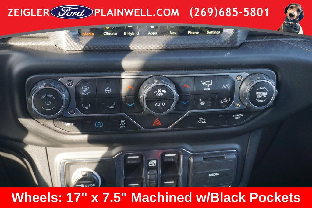 2023 Jeep Wrangler Rubicon 4xe NAV SKY 1 POWER TOP HEATED LEATHER