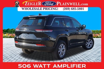 2022 Jeep Grand Cherokee Limited 4X4 PANORAMIC ROOF HEATED LEATHER NAV