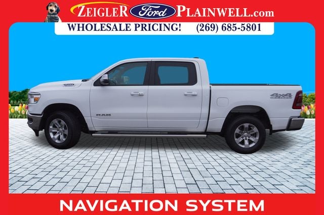 2023 RAM 1500 Laramie CREW CAB 4x4 Navigation Heated Front Leather Heate