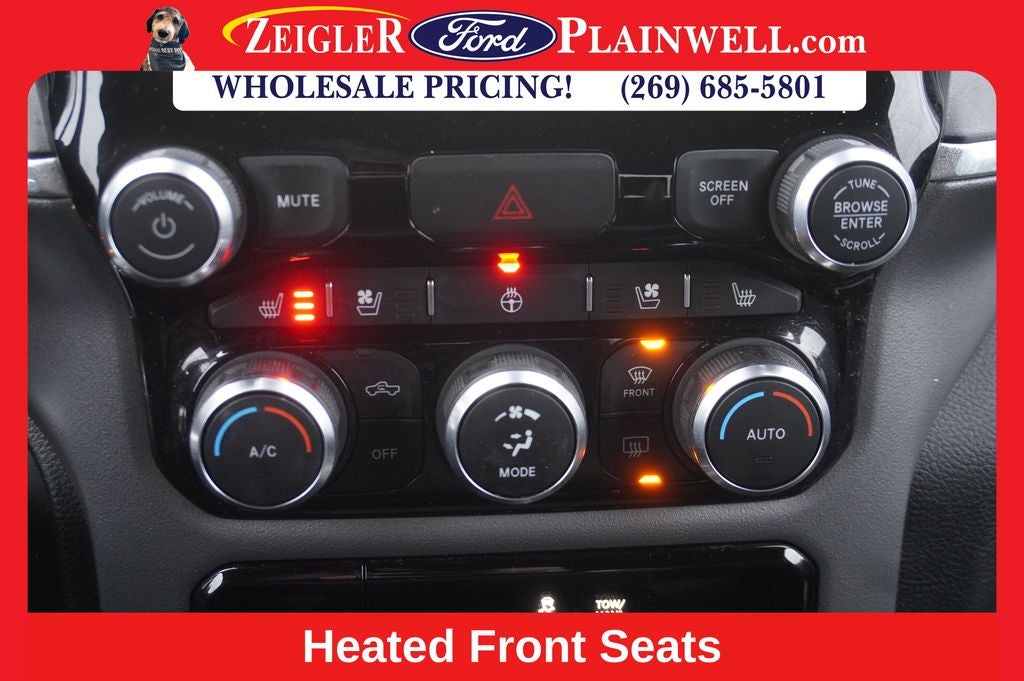 2023 RAM 1500 Laramie CREW CAB 4x4 Navigation Heated Front Leather Heate