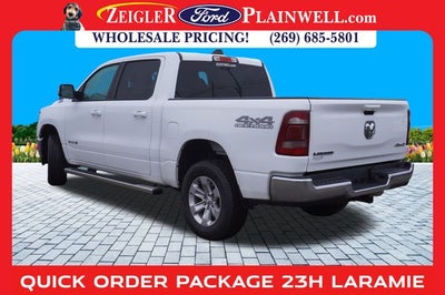 2023 RAM 1500 Laramie CREW CAB 4x4 Navigation Heated Front Leather Heate