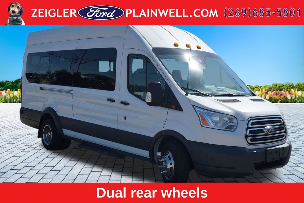 2016 Ford Transit-350 XLT 15 Passenger High Roof Dual Rear Wheels