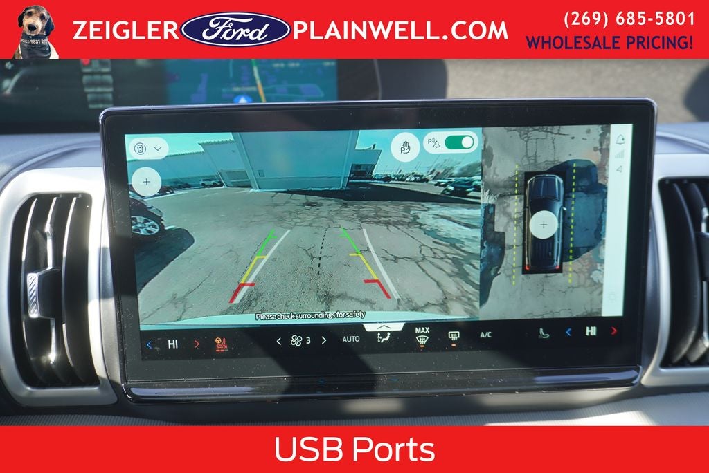 2025 Ford Expedition Max Active 4x4 Leather Panoramic Moonroof Leather Rear Camera