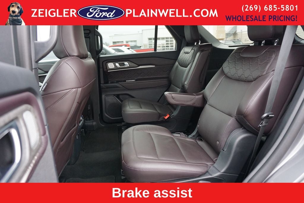 2025 Ford Explorer Platinum Lux Leather Pkg Panoramic Roof Co Pilot 360 21" Wh
