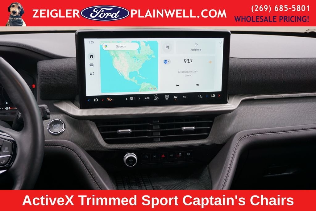 2025 Ford Explorer Platinum Lux Leather Pkg Panoramic Roof Co Pilot 360 21" Wh