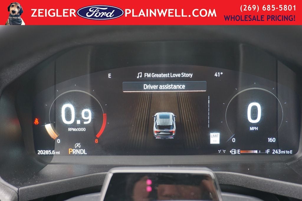 2025 Ford Explorer Platinum Lux Leather Pkg Panoramic Roof Co Pilot 360 21" Wh