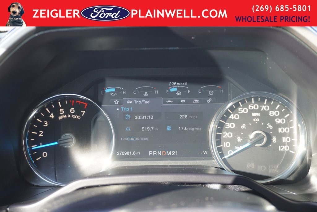 2016 Ford F-150 Lariat Crew Cab 4x4 Heated Leather NAV Chrome Pkg Tow Pkg