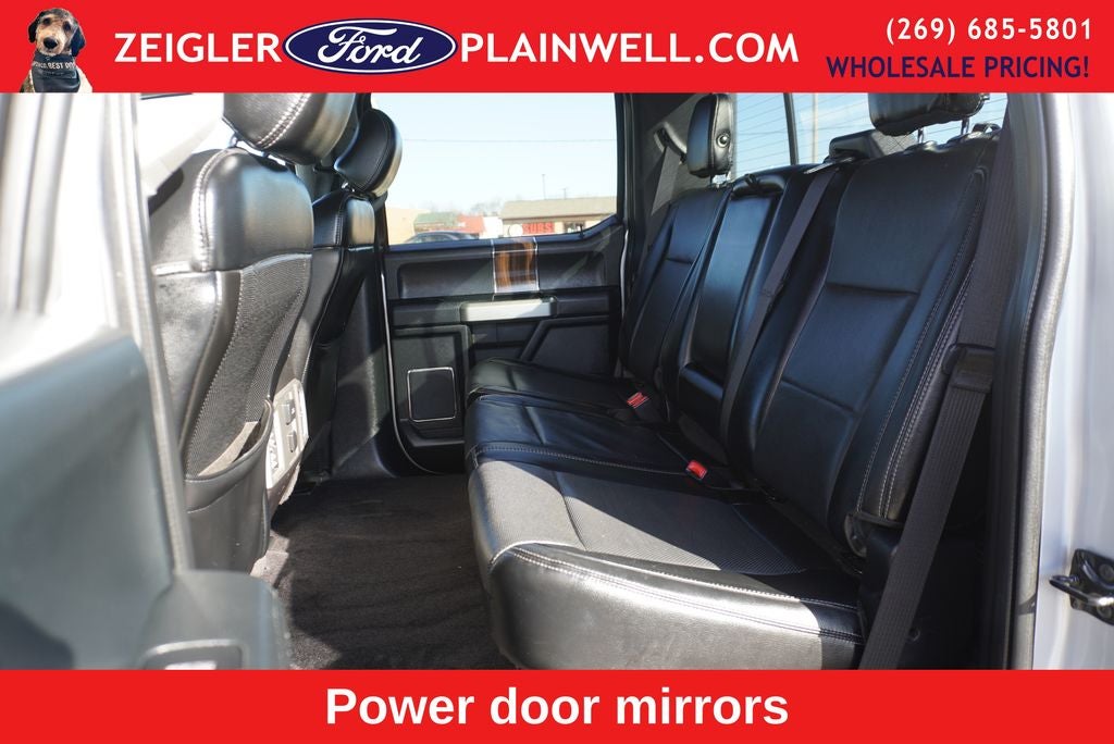 2016 Ford F-150 Lariat Crew Cab 4x4 Heated Leather NAV Chrome Pkg Tow Pkg