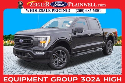 2023 Ford F-150 XLT Crew Cab 4x4 Twin Panel Roof Nav 20" Black Wheels