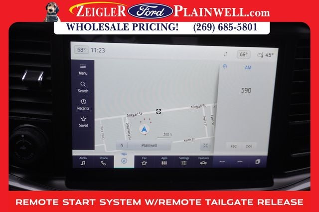 2023 Ford F-150 XLT Crew Cab 4x4 Twin Panel Roof Nav 20" Black Wheels