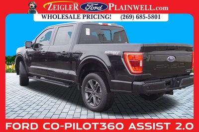 2023 Ford F-150 XLT Crew Cab 4x4 Twin Panel Roof Nav 20" Black Wheels
