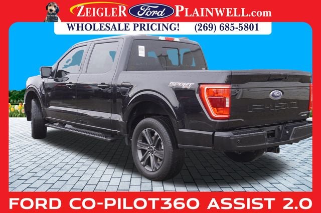 2023 Ford F-150 XLT Crew Cab 4x4 Twin Panel Roof Nav 20" Black Wheels