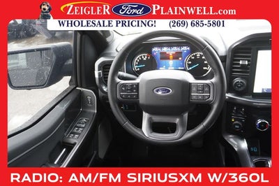 2023 Ford F-150 XLT Crew Cab 4x4 Twin Panel Roof Nav 20" Black Wheels
