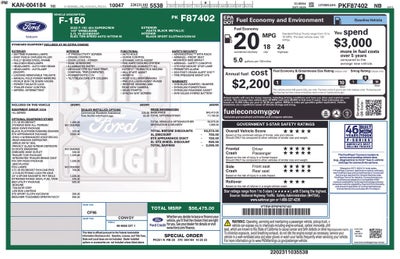2023 Ford F-150 XL FX4 Crew Cab STX Appearance Pkg 4x4