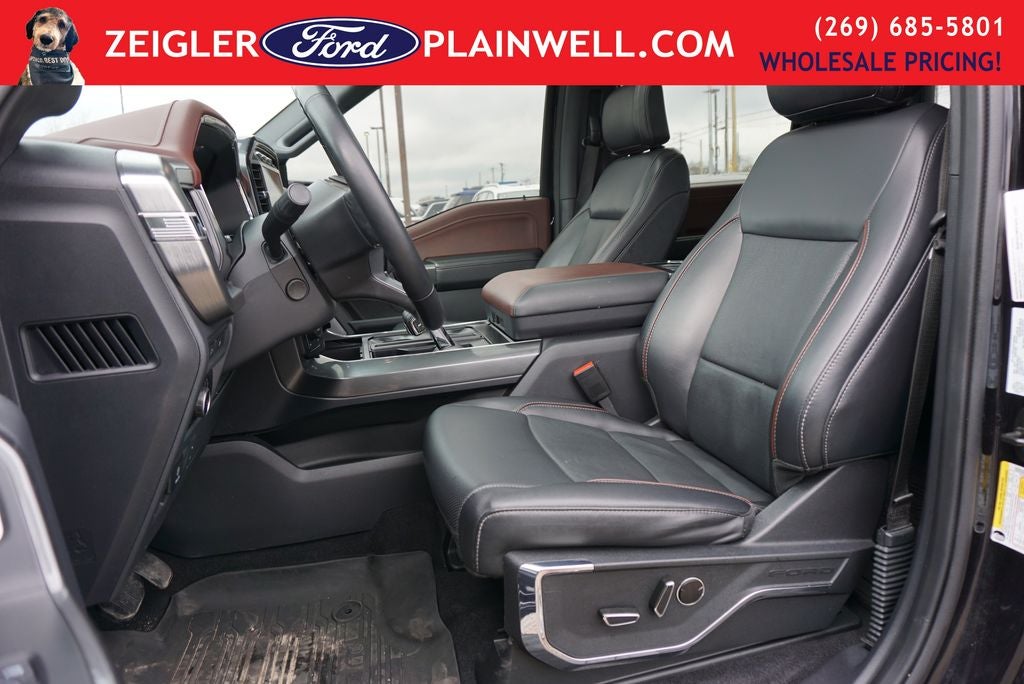 2023 Ford F-150 Lariat Sport Heated Cooled Leather Pano Roof Nav Trailer