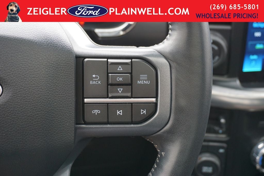 2023 Ford F-150 Lariat Sport Heated Cooled Leather Pano Roof Nav Trailer