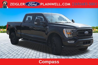2023 Ford F-150 XLT CREW CAB 4X4 3.5L ECOBOOST 20" BLACK WHEELS SPORT