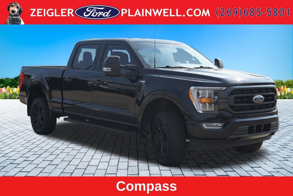 2023 Ford F-150 XLT CREW CAB 4X4 3.5L ECOBOOST 20" BLACK WHEELS SPORT