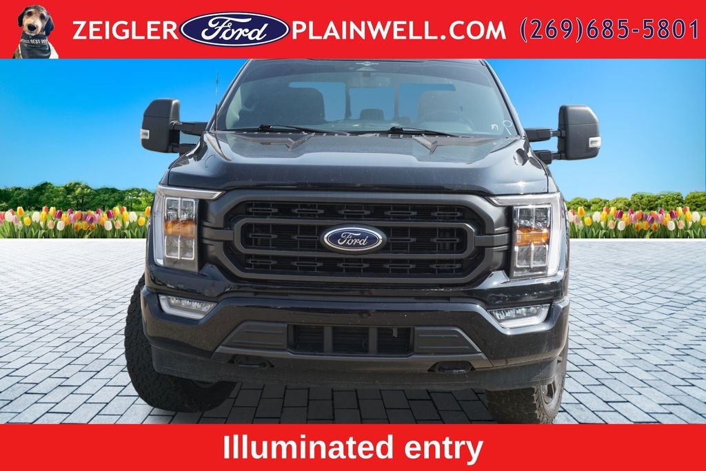 2023 Ford F-150 XLT CREW CAB 4X4 3.5L ECOBOOST 20" BLACK WHEELS SPORT