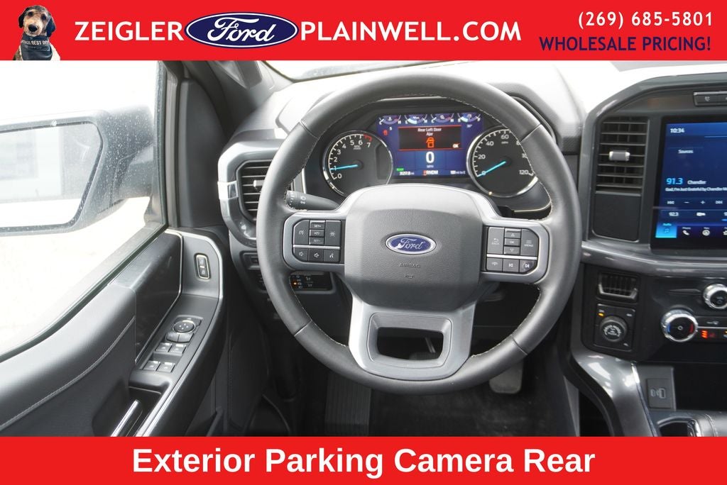 2023 Ford F-150 XLT HYBRID TWIN PANEL ROOF 20 ' BLACK ALLOYS REAR SLID